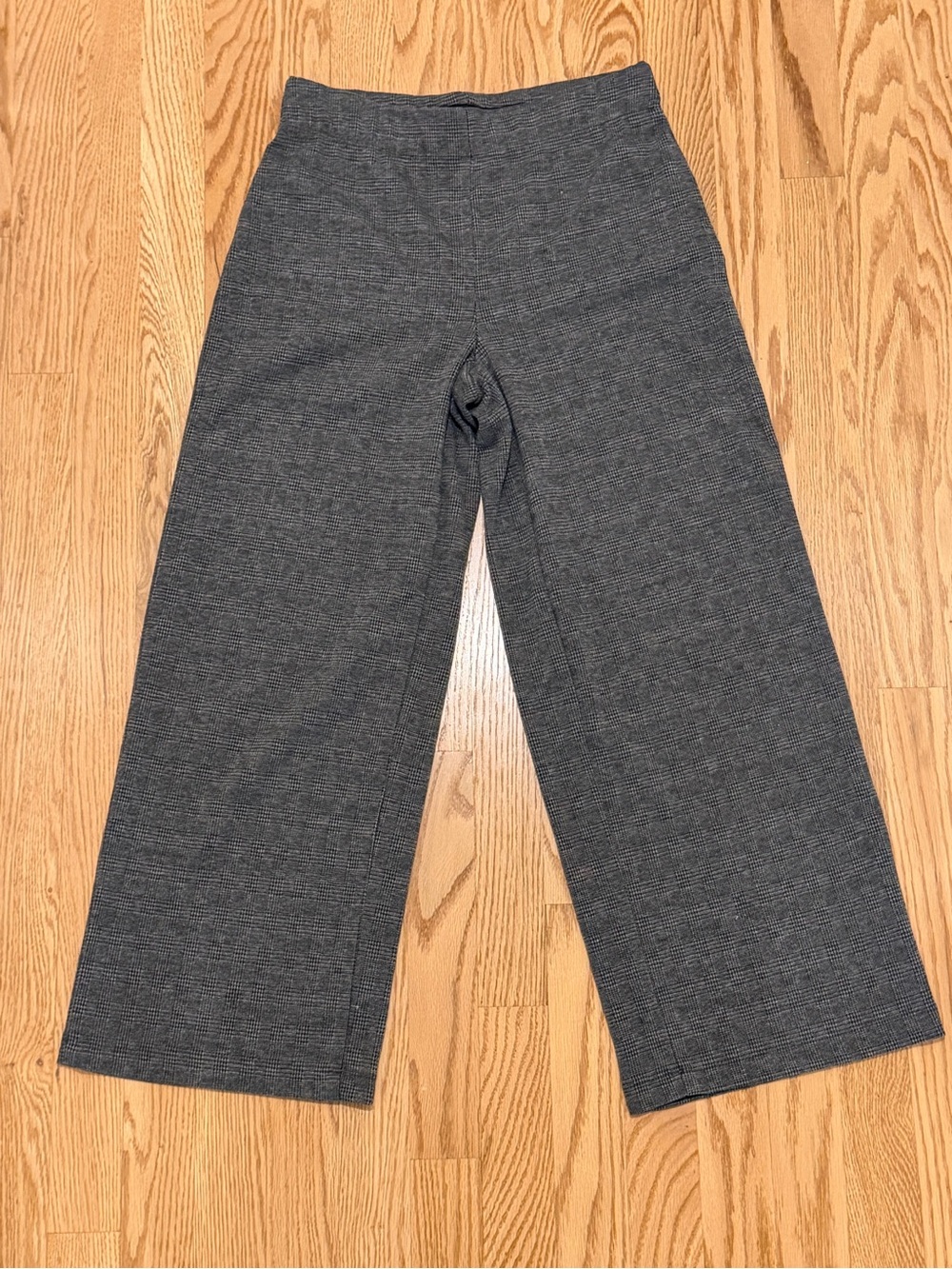 Jules & Leopold Wide-Leg Knit Pants in Dark Charcoal
